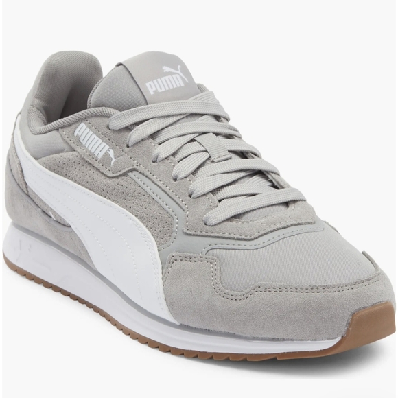 Puma Gray and White Sneakers - Picture 1 of 4
